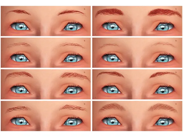 Chisami Little One Eyebrows - The Sims 3 Custom Content