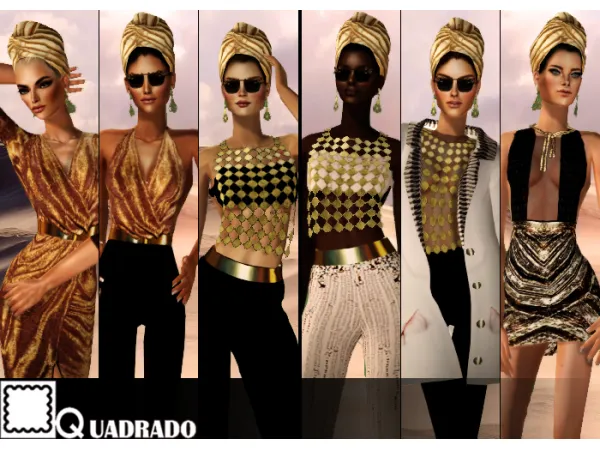 QUADRADO 2017 COLLECTION - The Sims 2 Custom Content