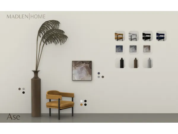 Maxis Match Madlen Home Ase - The Sims 4 Custom Content