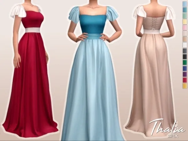 Maxis Match Sifix's Thalia Dress - The Sims 4 Custom Content