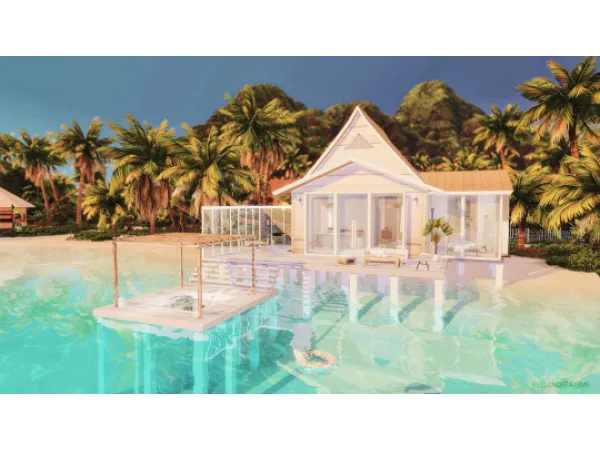 Maxis Match LAGOON LOOK MAKEOVER - The Sims 4 Custom Content