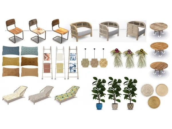 Maxis Match INES OUTDOOR by imminervaa - The Sims 4 Custom Content