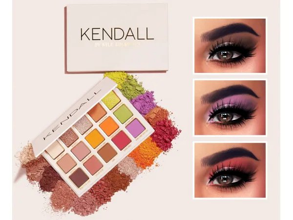 Alpha Kendall Eyeshadow Palette - The Sims 4 Custom Content