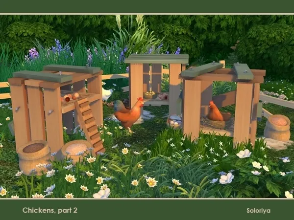 Maxis Match soloriya's Chickens Part 2 - The Sims 4 Custom Content