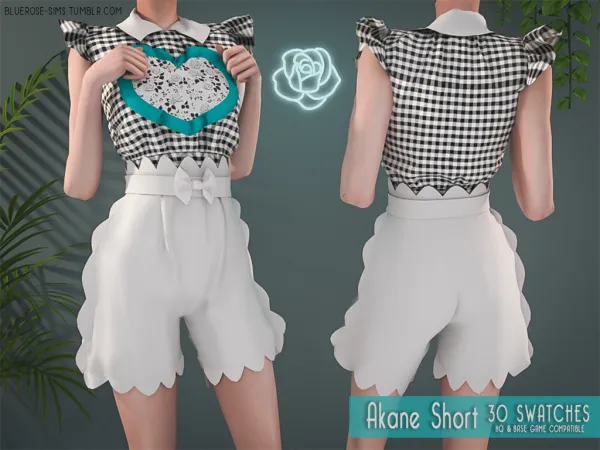 Alpha Akane Short BRsims - The Sims 4 Custom Content