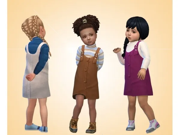 Maxis Match EP09 Dress Sweater for Toddlers - The Sims 4 Custom Content