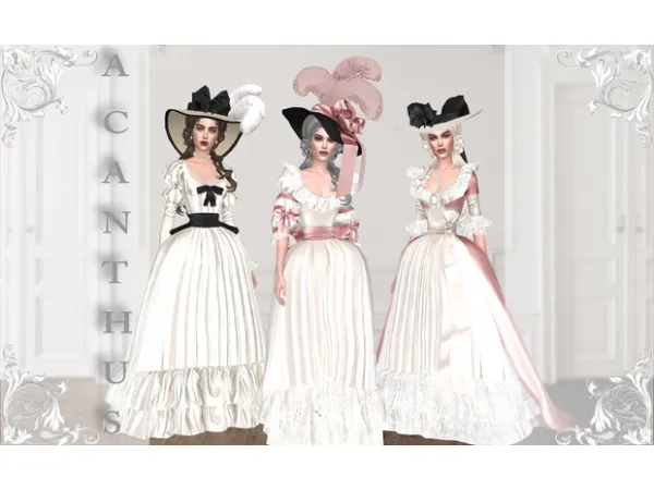 Alpha June Patreon Set Part I by Acanthus Sims - The Sims 4 Custom Content