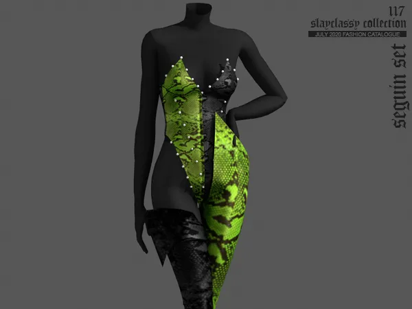 Alpha SC117 Seguin Set - The Sims 4 Custom Content