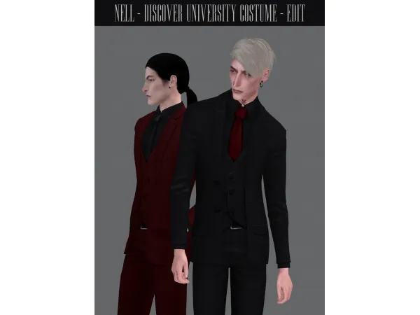 Maxis Match Discover University Costume Edit - The Sims 4 Custom Content