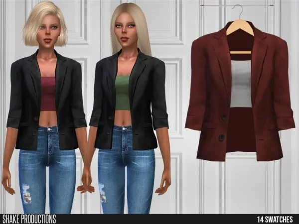 Maxis Match ShakeProductions 486 Jacket - The Sims 4 Custom Content