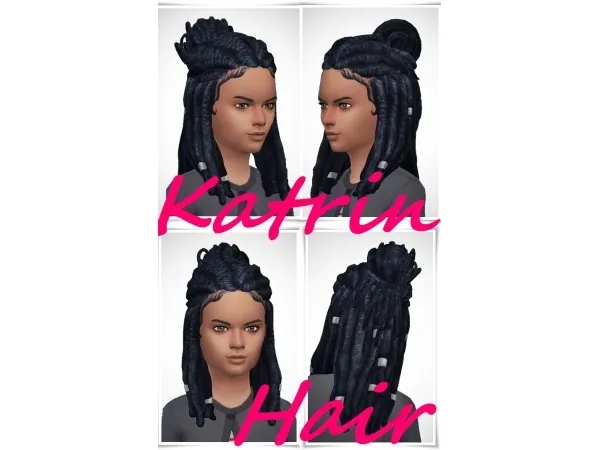 Maxis Match Katrin Kids hair - The Sims 4 Custom Content