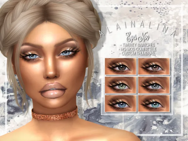 Mix Eyes No9 - The Sims 4 Custom Content