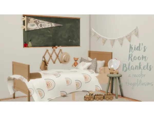 Kid's Bed Blanket Recolor
