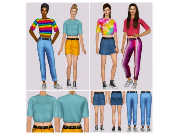 4t2 Rainbow Collection Part One - The Sims 2 Custom Content