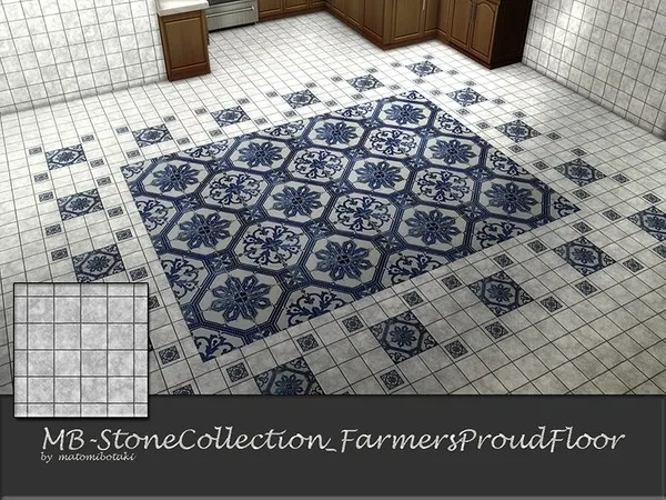Mix MB StoneCollection_FarmersProudFloor - The Sims 4 Custom Content