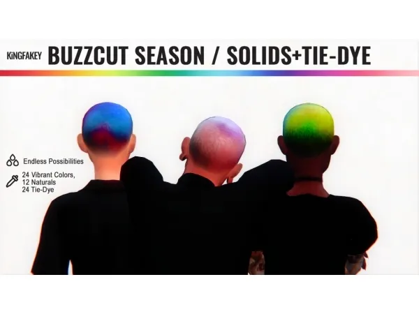 Mix Buzzcut Season - The Sims 4 Custom Content