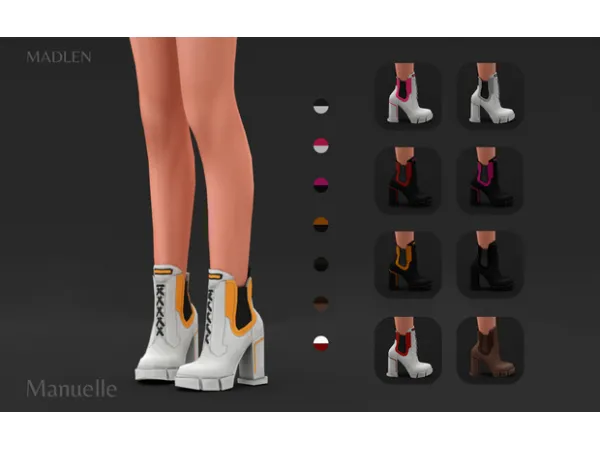 Maxis Match Madlen Manuelle Boots - The Sims 4 Custom Content