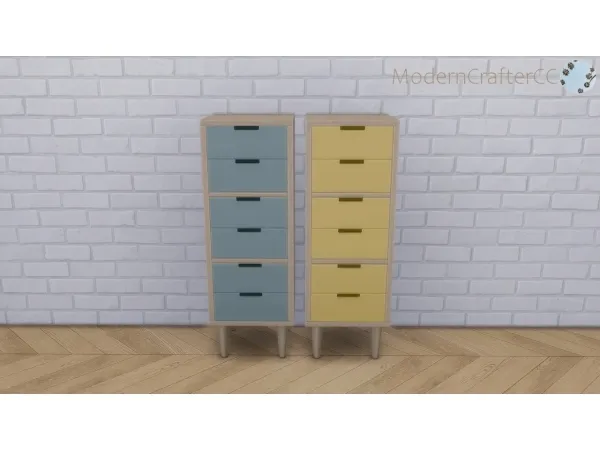 Maxis Match Power Tower Dresser Recolour - The Sims 4 Custom Content