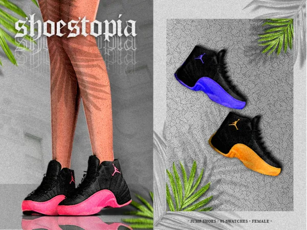 Alpha Jump Shoes - The Sims 4 Custom Content