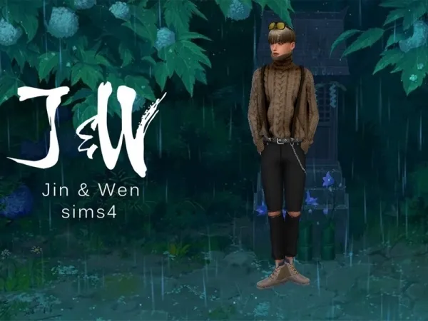 Alpha JW's cas background kamidana - The Sims 4 Custom Content