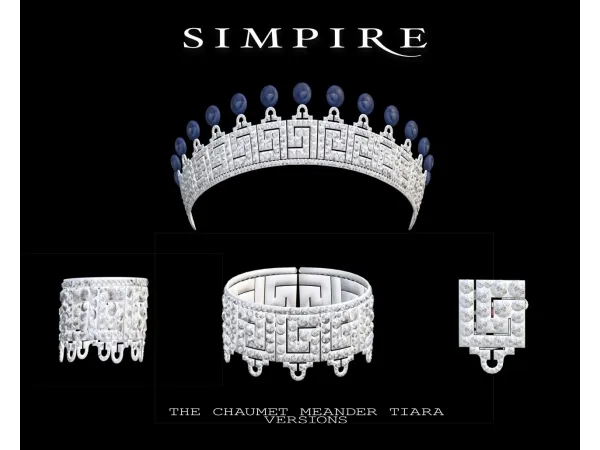 Alpha The Chaumet Meander Tiara - The Sims 4 Custom Content