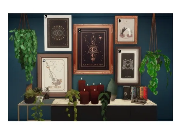 Alpha Cafelabs prints - The Sims 4 Custom Content