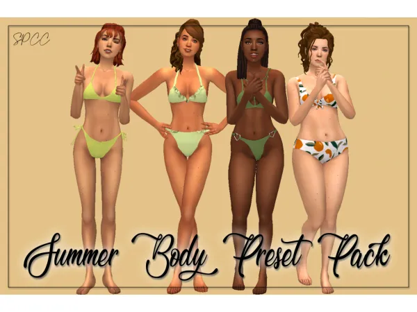 Summer Body Preset Pack by sunflower-petals