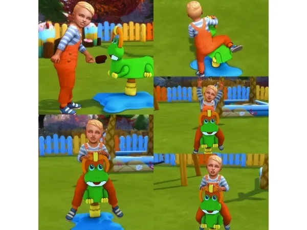 Maxis Match Bouncy Toy Poses for Toddlers - The Sims 4 Custom Content