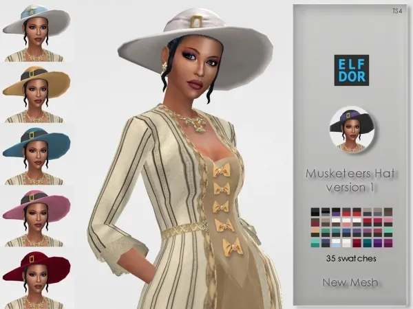 Lady Musketeer Hat V1