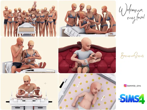 Maxis Match Welcolme my love - The Sims 4 Custom Content