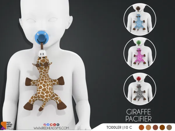 Mix GIRAFFE PACIFIER - The Sims 4 Custom Content