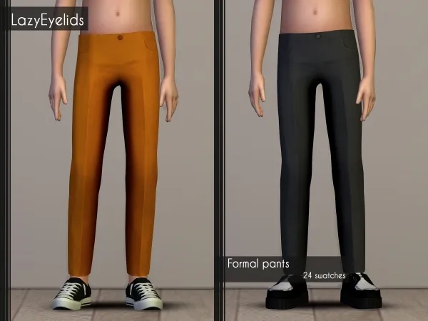 Alpha Formal pants - The Sims 4 Custom Content