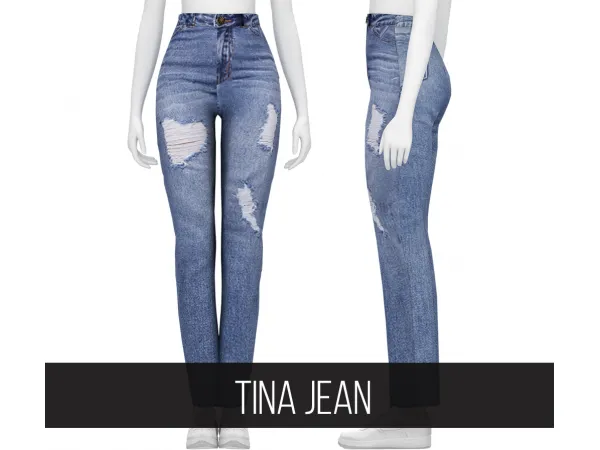 Alpha TINA JEAN - The Sims 4 Custom Content