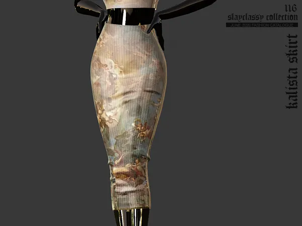 Alpha SC116 Kalista Skirt - The Sims 4 Custom Content