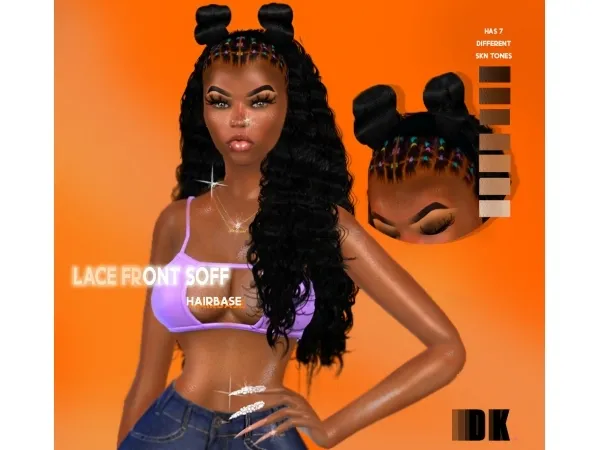 Alpha Lace front Soff - The Sims 4 Custom Content