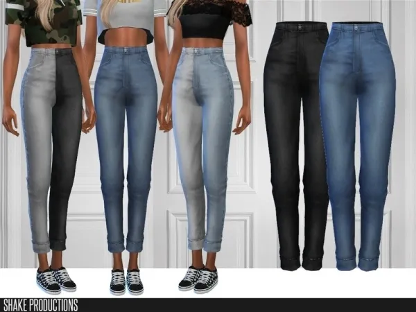 Mix ShakeProductions 498 Jeans - The Sims 4 Custom Content
