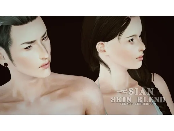 Asian skin blend - The Sims 3 Custom Content