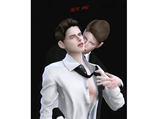 Alpha Youre Mine poses by Lozey - The Sims 4 Custom Content