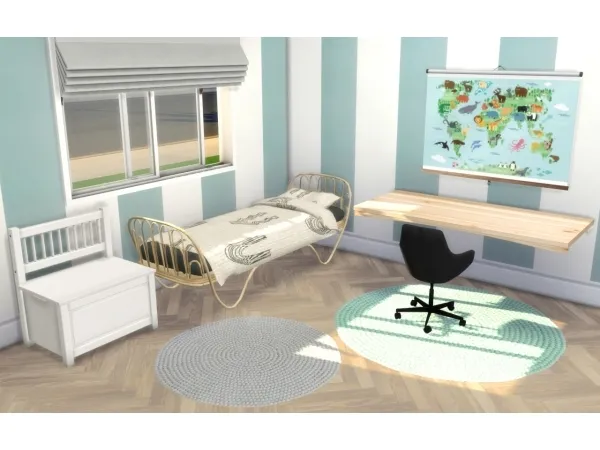 Alpha Kids room sims by nordica - The Sims 4 Custom Content