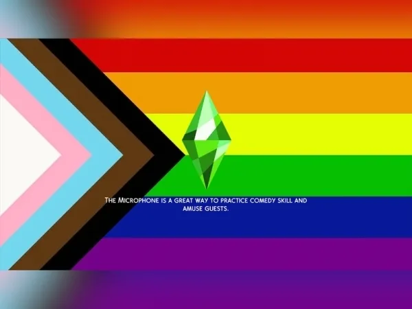 LunaLobaSims' Pride Flag 2020 Loading Screen