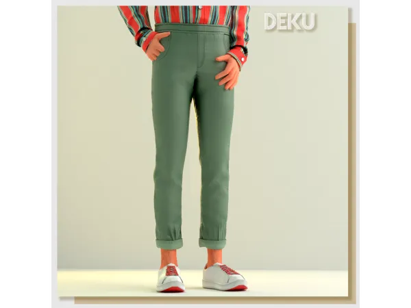 Alpha Deku pants by amelylina - The Sims 4 Custom Content