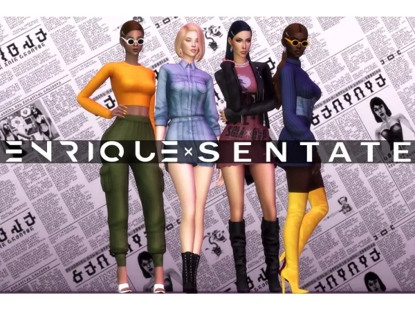 Maxis Match ENRIQUE X SENTATE 2020 ENRIQUE part 2 - The Sims 4 Custom Content