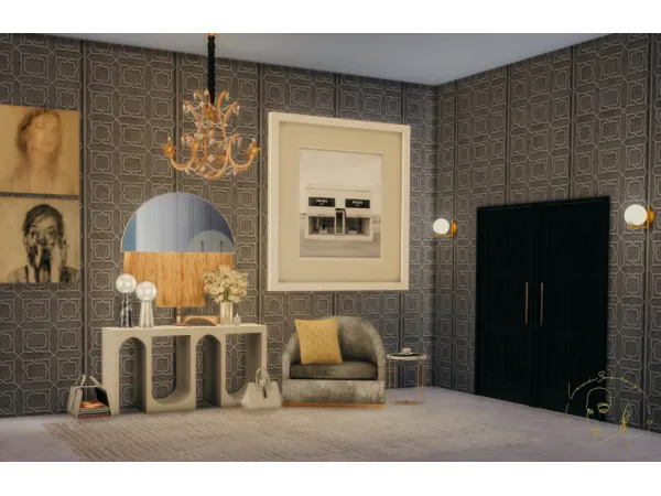 Alpha [lavi3enrose] Designer Set 01 - The Sims 4 Custom Content