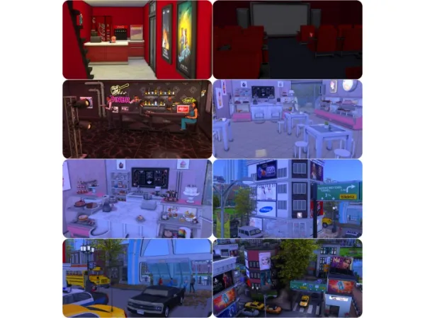 Alpha New York Lot - The Sims 4 Custom Content