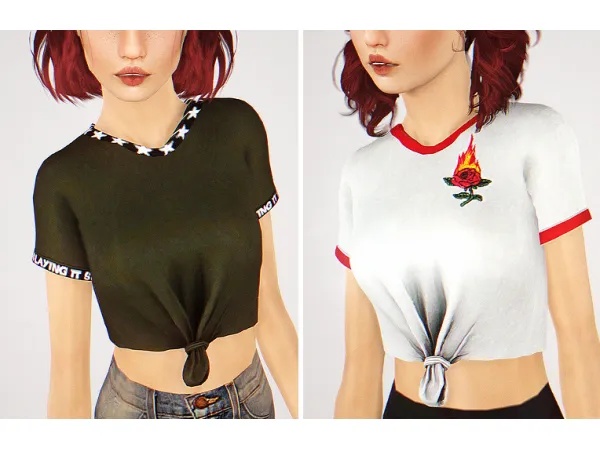 Brooke Tshirt (Lumysims) - The Sims 3 Custom Content