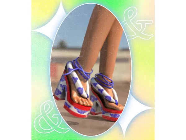 Alpha Midori Sandals (SS21) by volatile-sims - The Sims 4 Custom Content