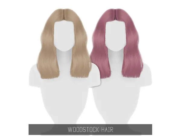 Alpha WOODSTOCK HAIR - The Sims 4 Custom Content