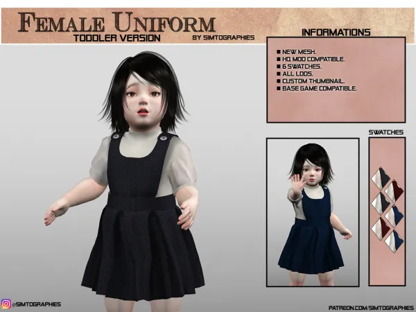 Female Uniform (Toddler)