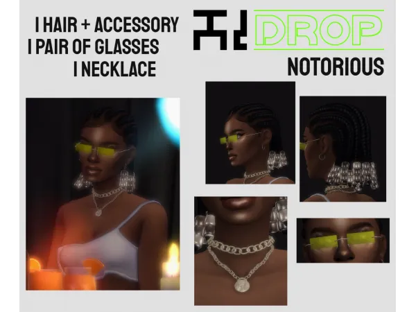 Maxis Match HI DROP NOTORIOUS - The Sims 4 Custom Content