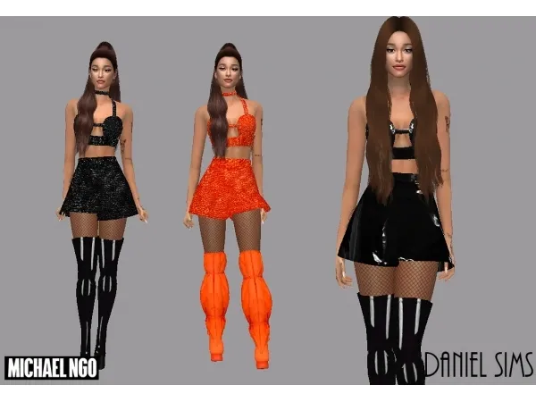 Alpha Ariana Grande in MICHAEL NGO sims by daniel - The Sims 4 Custom Content